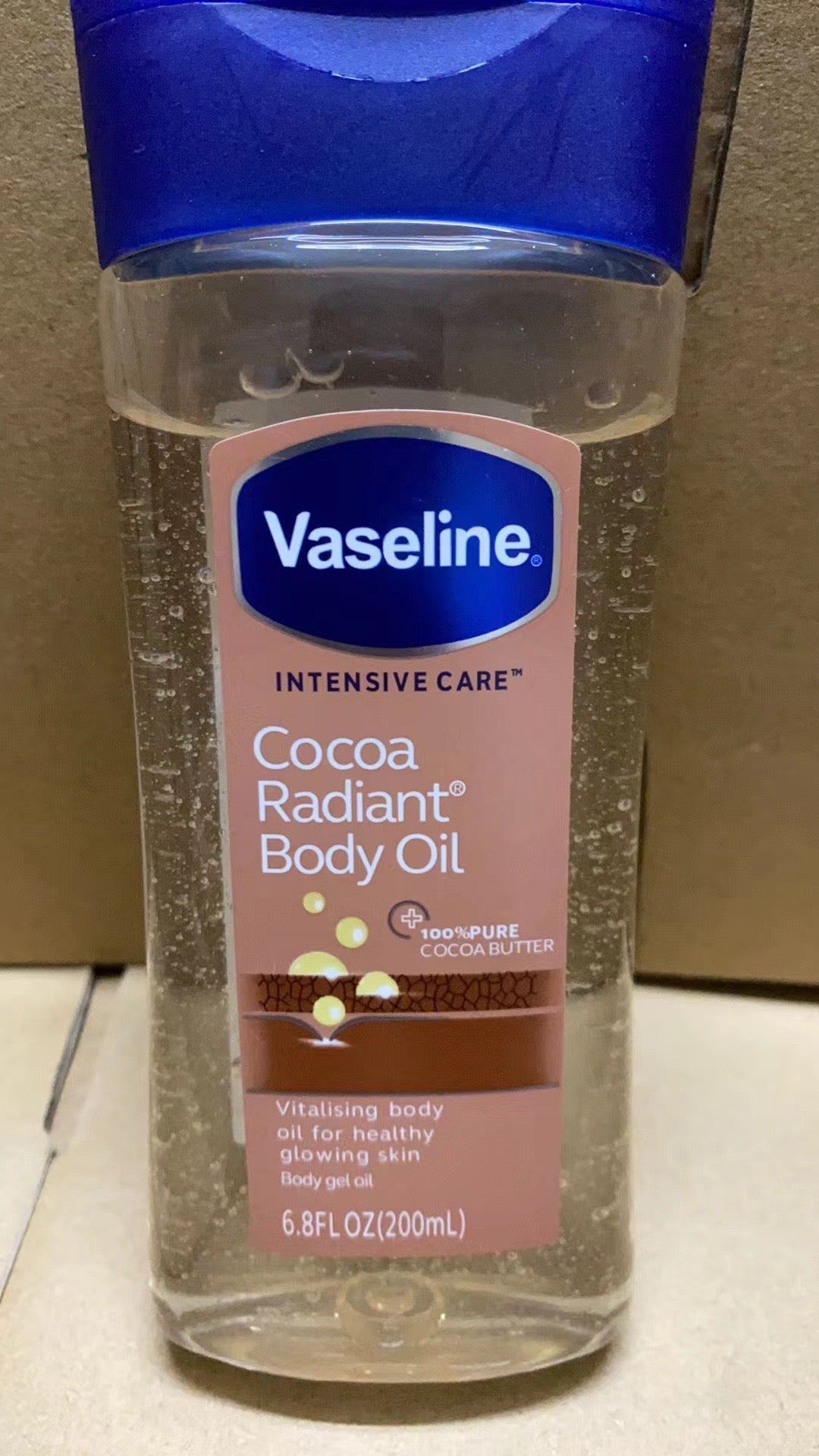 Vaseline Intensive Care Cocoa Radiant Body Oil (200ml, Made-in-China) | Intensive Care Oil for Healthy Glowing Skin - Image 6