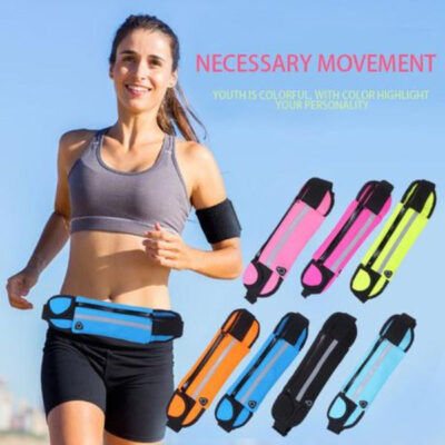 Slim Waist Pocket Belt for Gym and Workout| Sports Waist Pouch