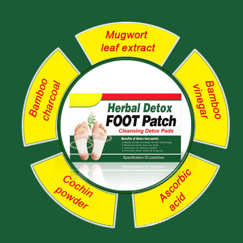 Herbal Detox Foot Patch (30 patches per pack) | Cleansing Detox Pads - Image 12