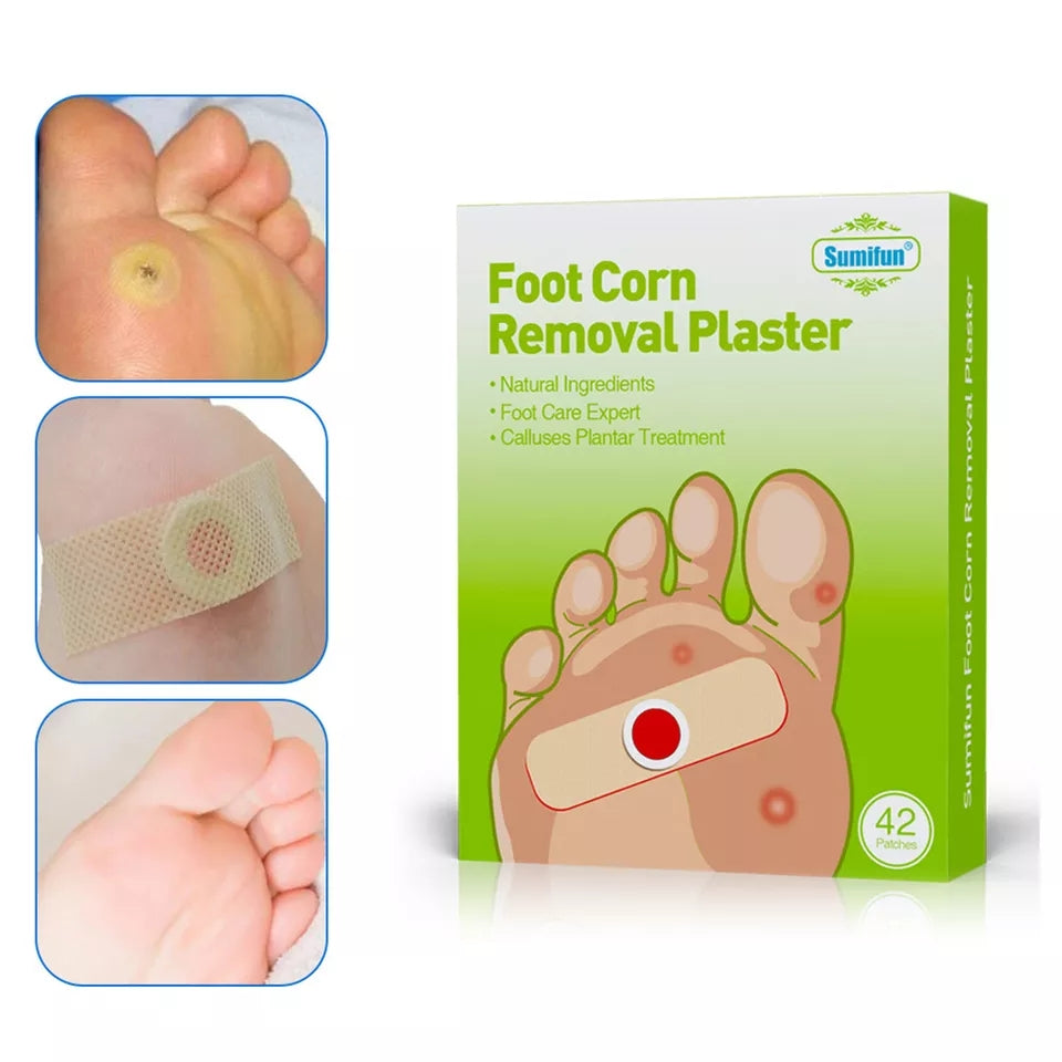 Foot Corn Removal Plaster (42 Plasters) | Medicated Patch for Foot Corns, Calluses, and Foot Warts - Image 10