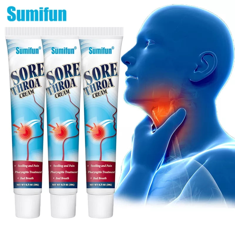 Sore Throat Cream | Topical Ointment for Pharyngitis and Bad Breath - Image 3