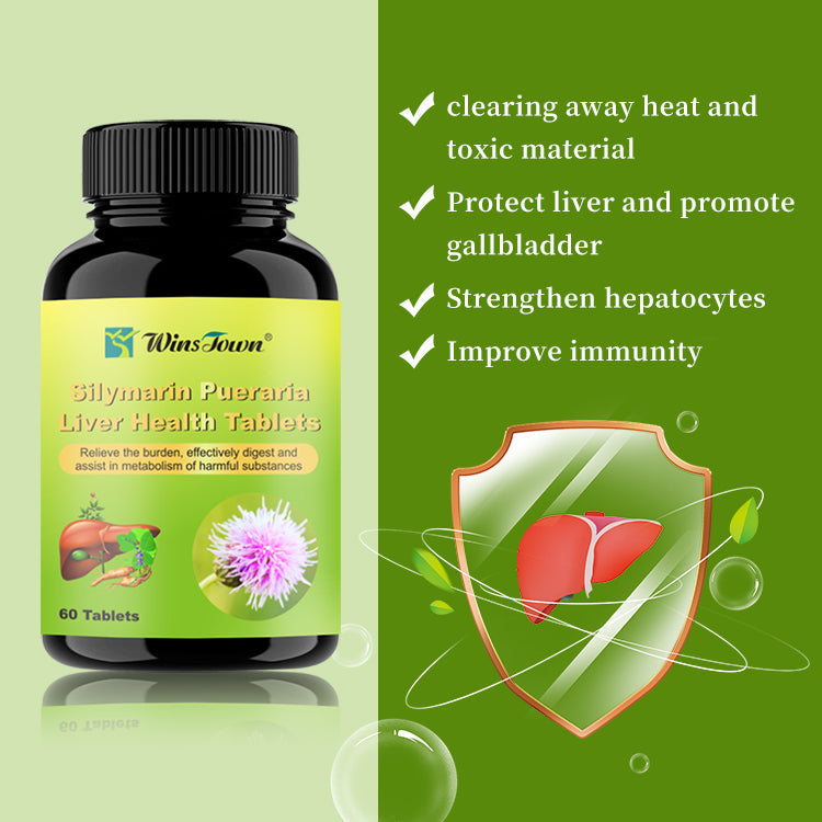 Liver Health Tablet with Milk Thistle and Pueraria | Dietary Supplement for Cirrhosis, Jaundice, Fatty Liver, and Chronic Liver Diseases - Image 2