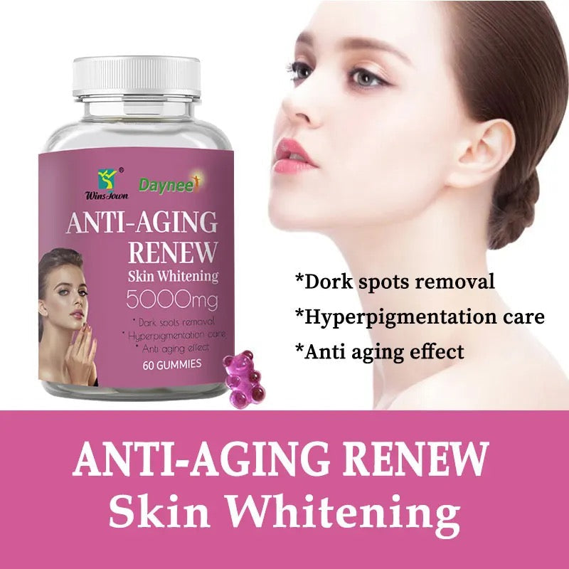 Anti-Aging Renew Gummies (5000mg) | Dietary Supplement for Dark Spots, Hyperpigmentation, and Anti-Aging - Image 7