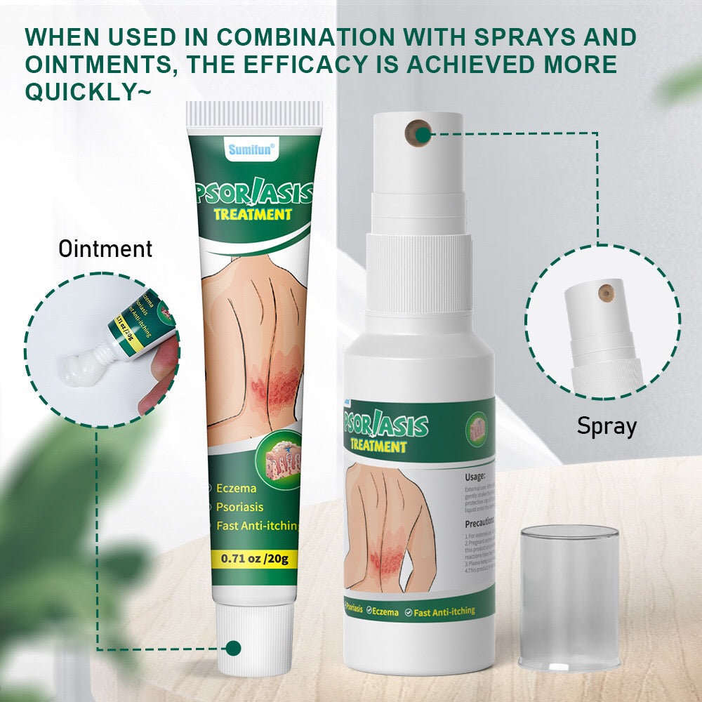 Psoriasis Treatment Pack (Cream + Spray) | Topical Remedy for Psoriasis, Eczema, and Itching - Image 6