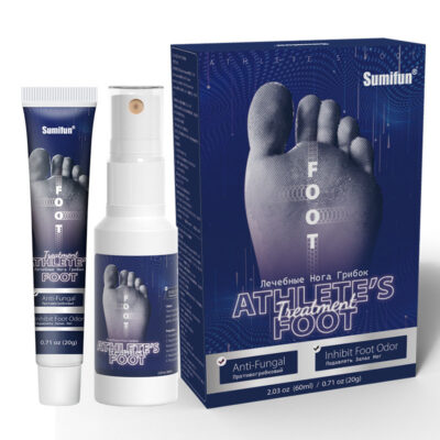 Athlete’s Foot Treatment Pack (Cream + Spray) | Topical Remedy for Athlete’s Foot, Foot Odor, Foot Molt, Itchy Feet, Rotten Feet, and Blisters Feet