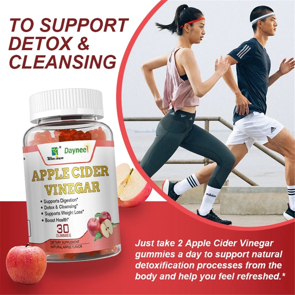 Apple Cider Vinegar Gummies (30 gummies) | Dietary Supplement for Detox, Digestion, and Weight Loss - Image 4