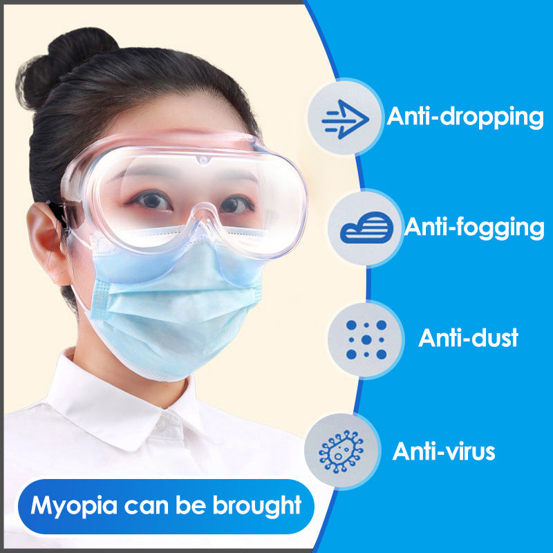 Medical Safety Goggles | Protective Eyewear for Splashes, Dust, Fog, Sand, Fluids, Wind, and Flying Objects - Image 2
