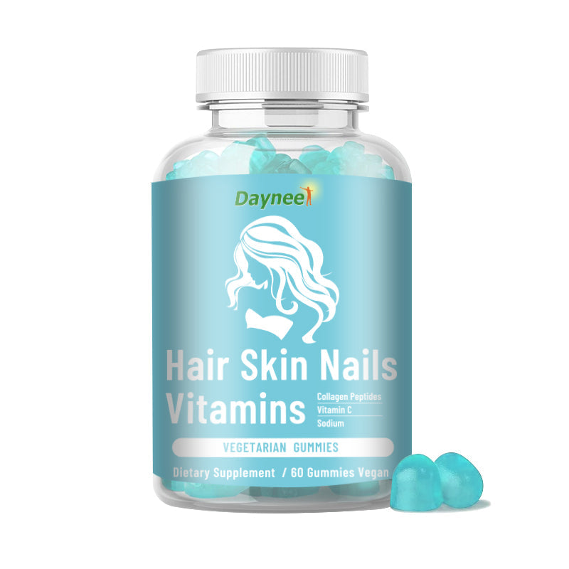 Hair, Skin and Nails Vitamin Gummies | Dietary Supplement for Hair Growth, Youthful Skin, and Stronger Nails - Image 8