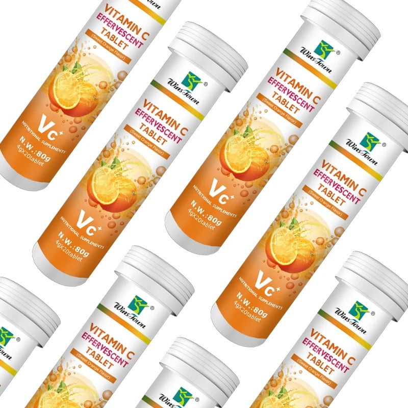 Vitamin C Effervescent Tablets (Orange flavor, 4000mg) - Image 6