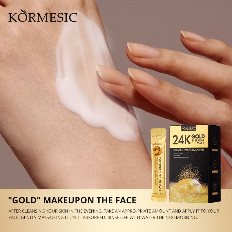 KORMESIC 24K Gold Sleeping Mask (20 sheets) - Image 4