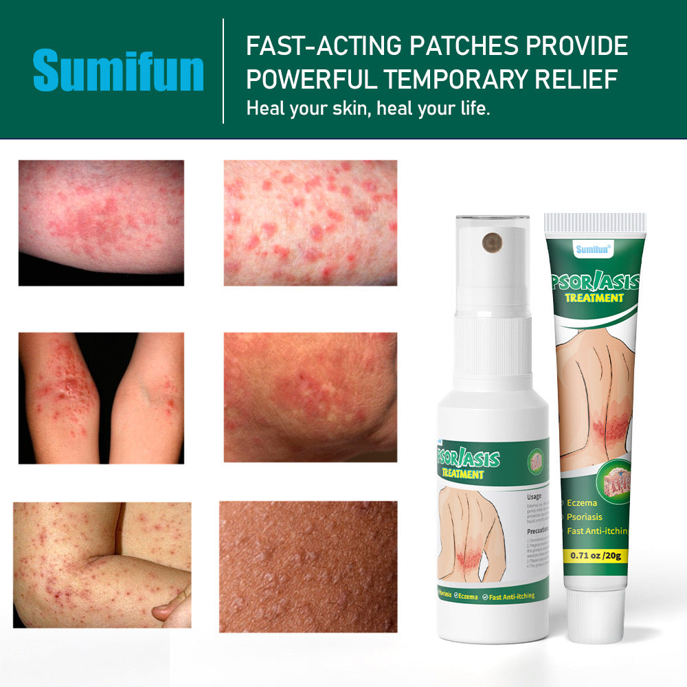 Psoriasis Treatment Pack (Cream + Spray) | Topical Remedy for Psoriasis, Eczema, and Itching - Image 3