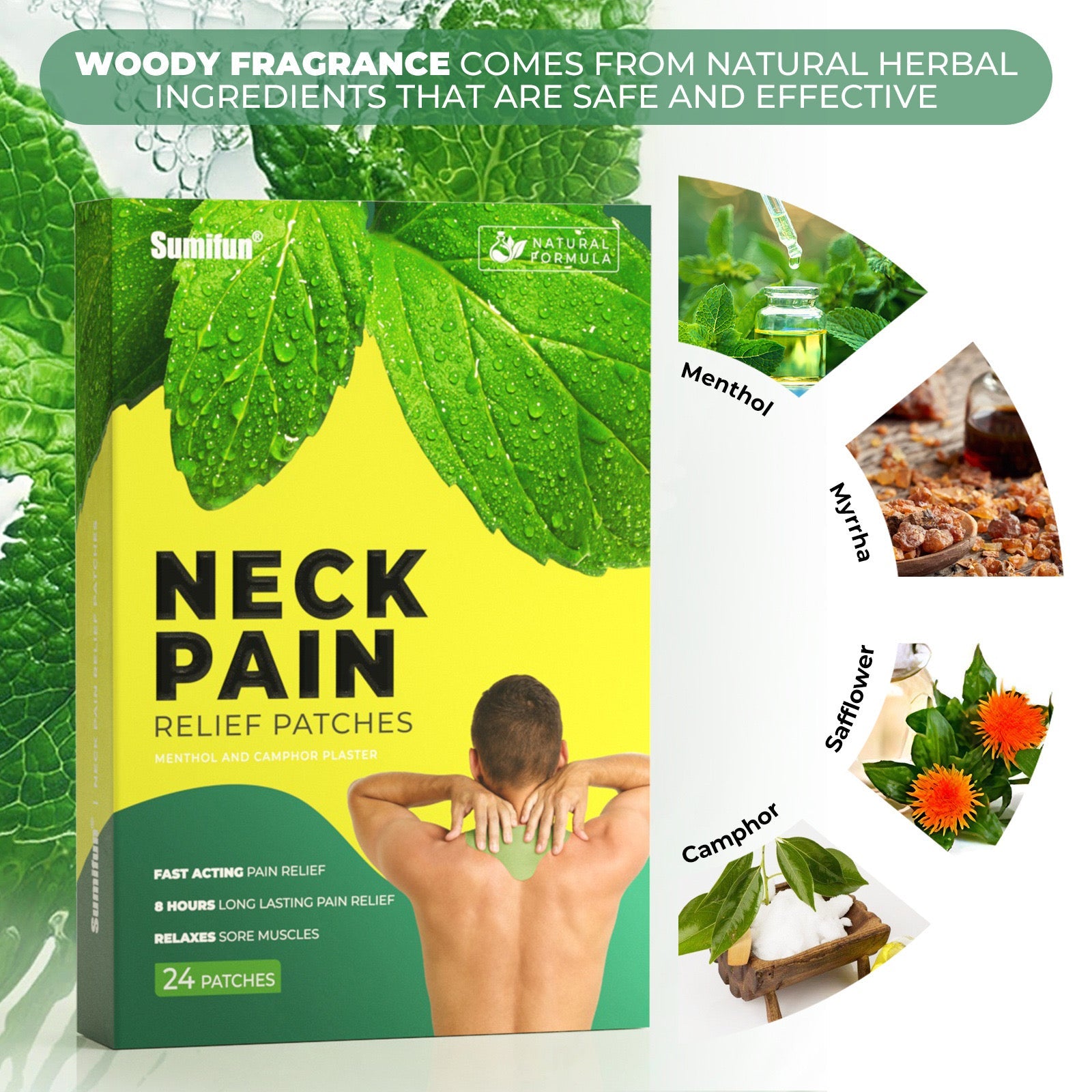 Sumifun Neck Pain Relief Patches (24 patches) - Image 10