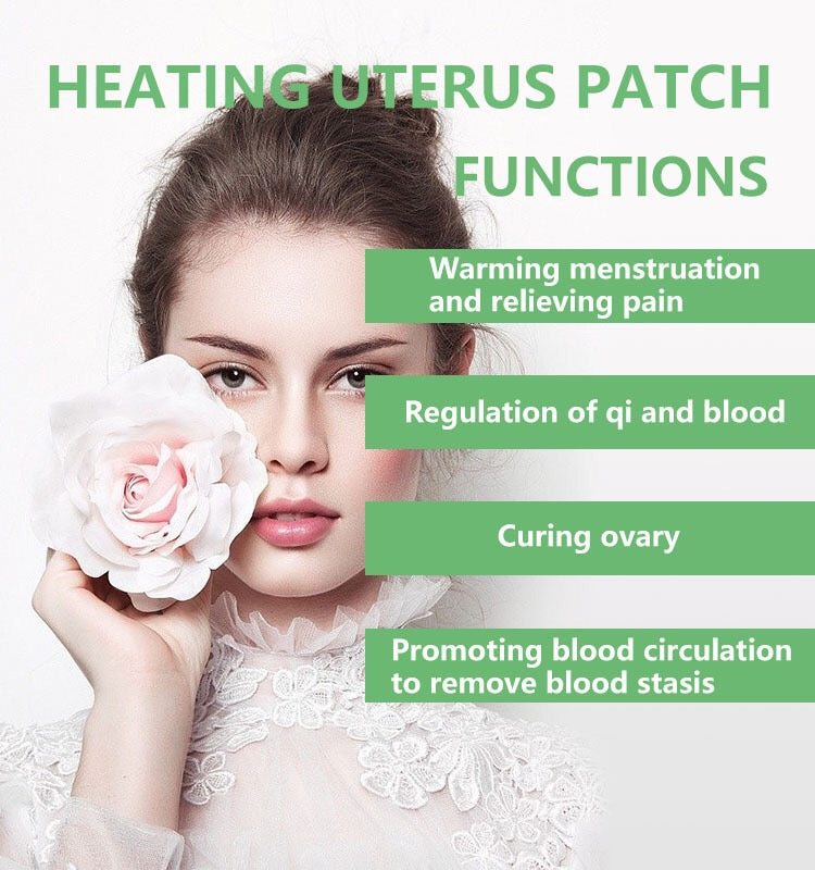 Heating Uterus Patch (5 patches) | Medicated Patch for Menstrual Pain, Back Pain, Uterine Cold, Dysmenorrhea, and Joint Pains - Image 2