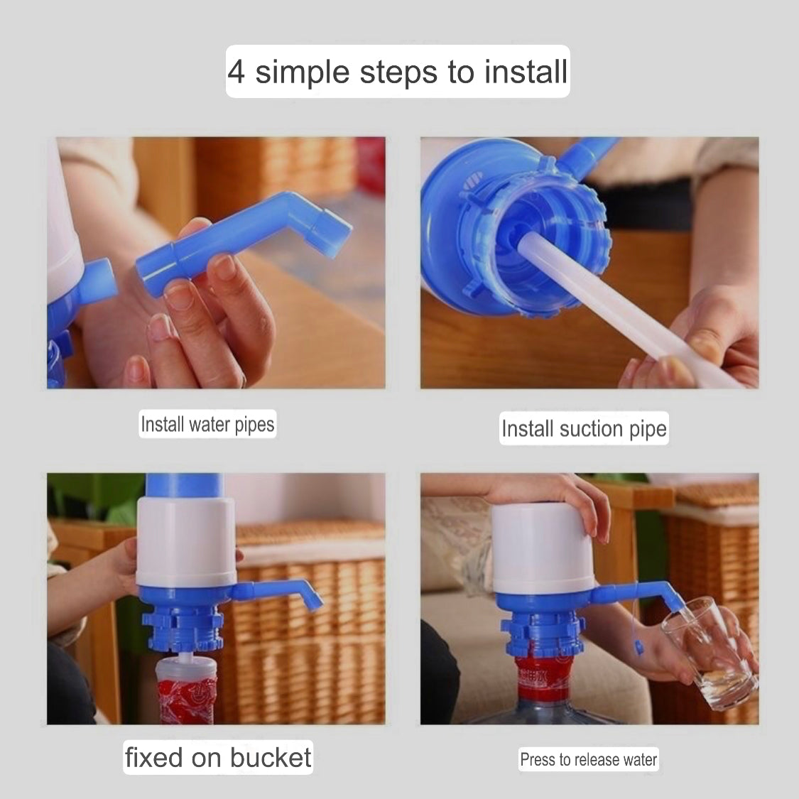 Manual Water Dispenser Pump (Has Large water output and Stop Valve) - Image 21