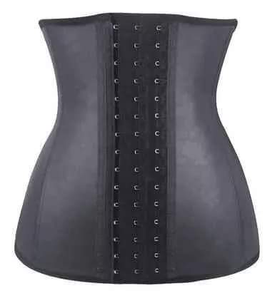 9 Steel Bone Waist Trainer with Hook (Latex) - Image 3
