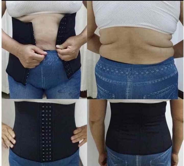 4 Steel Bone Waist Trainer with Hook (Latex) - Image 4
