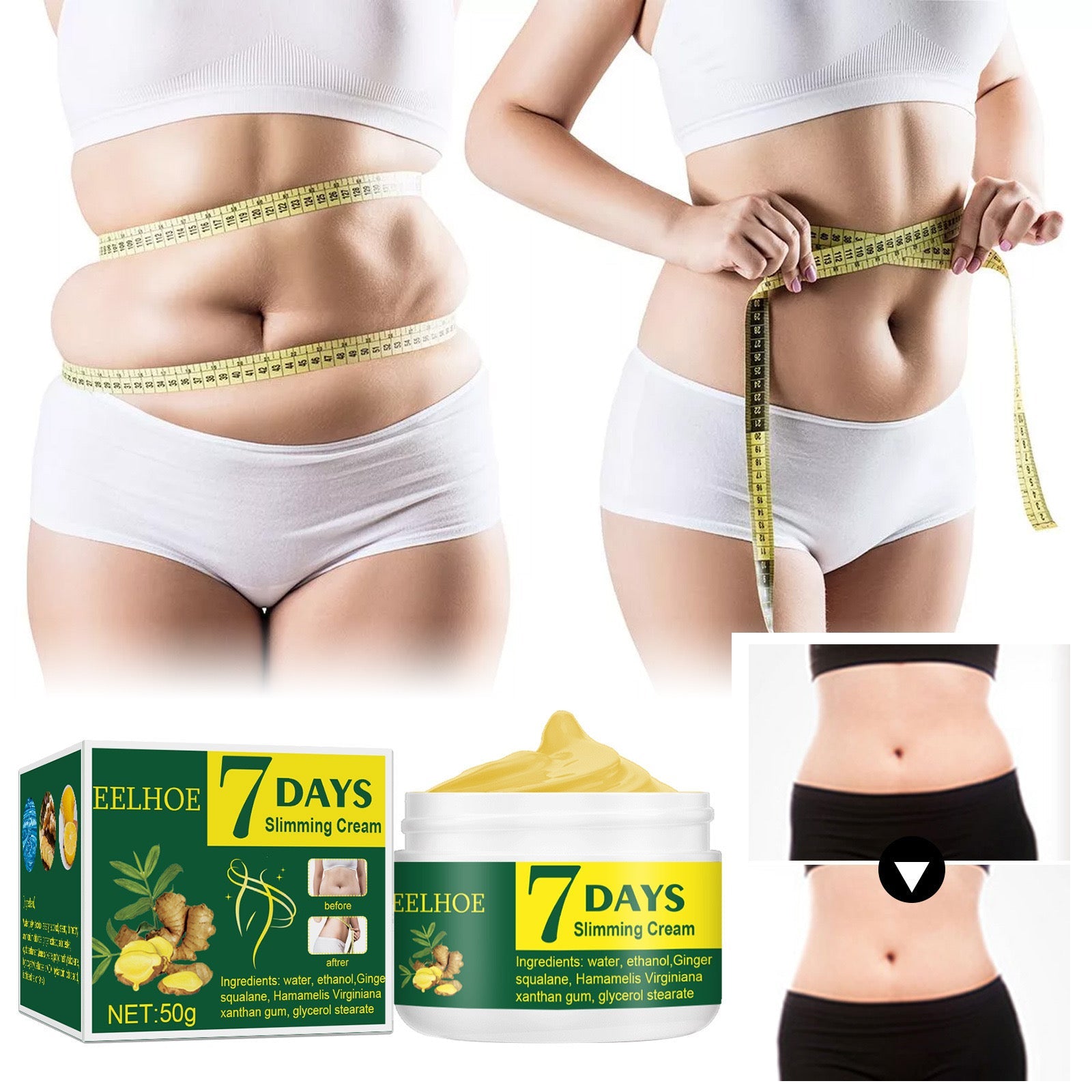 EELHOE 7 Days Slimming Cream (50 grams) - Image 11