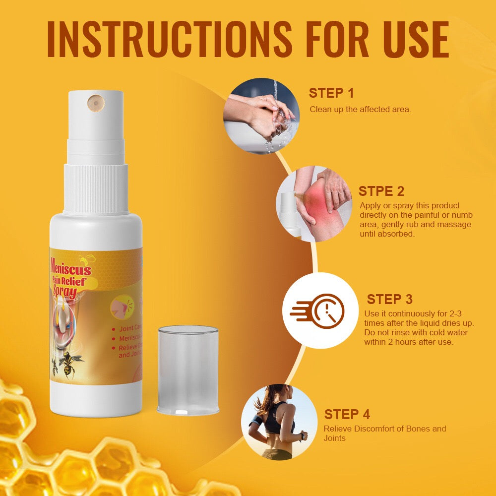 Meniscus Pain Relief Spray (30ml) | Topical Spray for Arthritis, Meniscus Discomfort, and Bone and Joint Pains - Image 8
