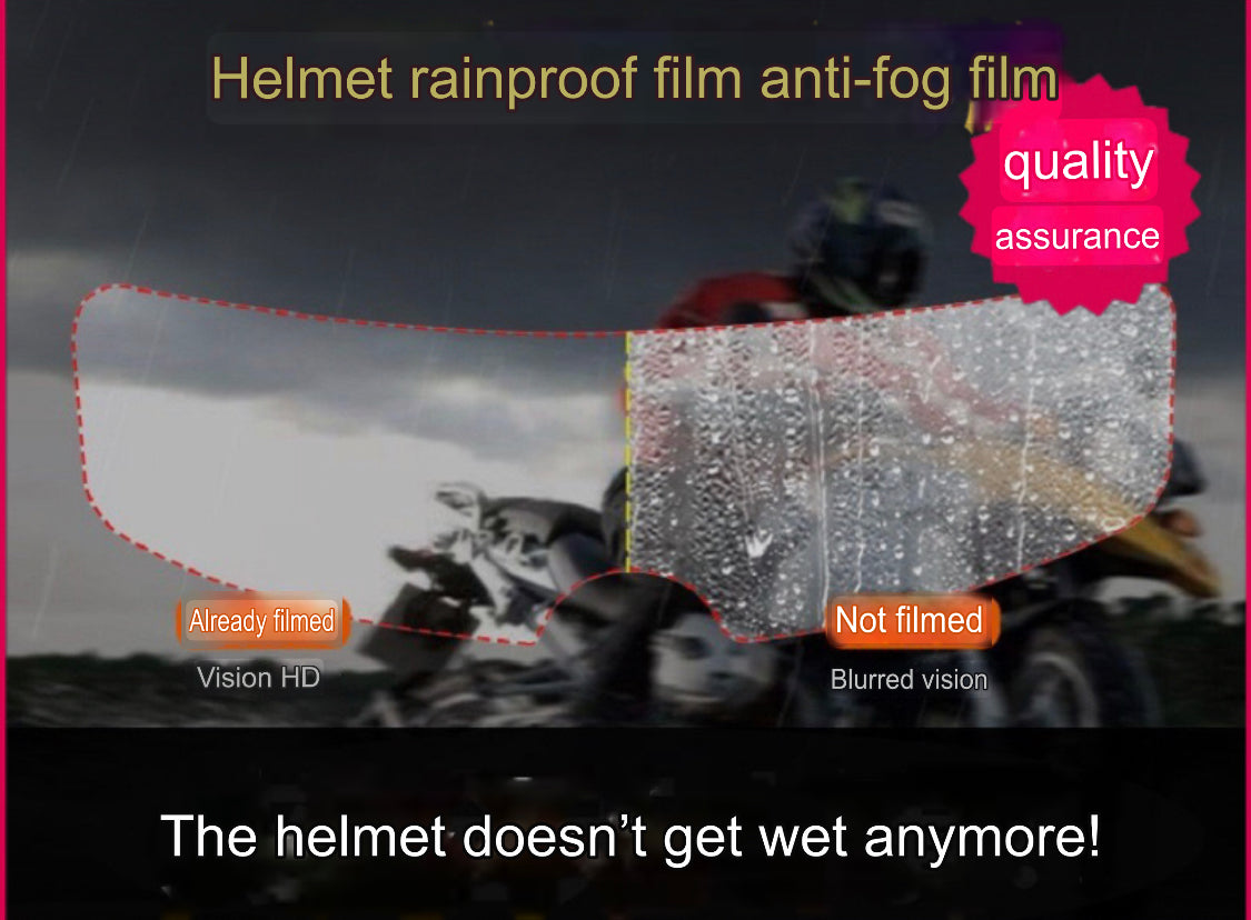 Anti-Raining Film for Helmet - Image 2