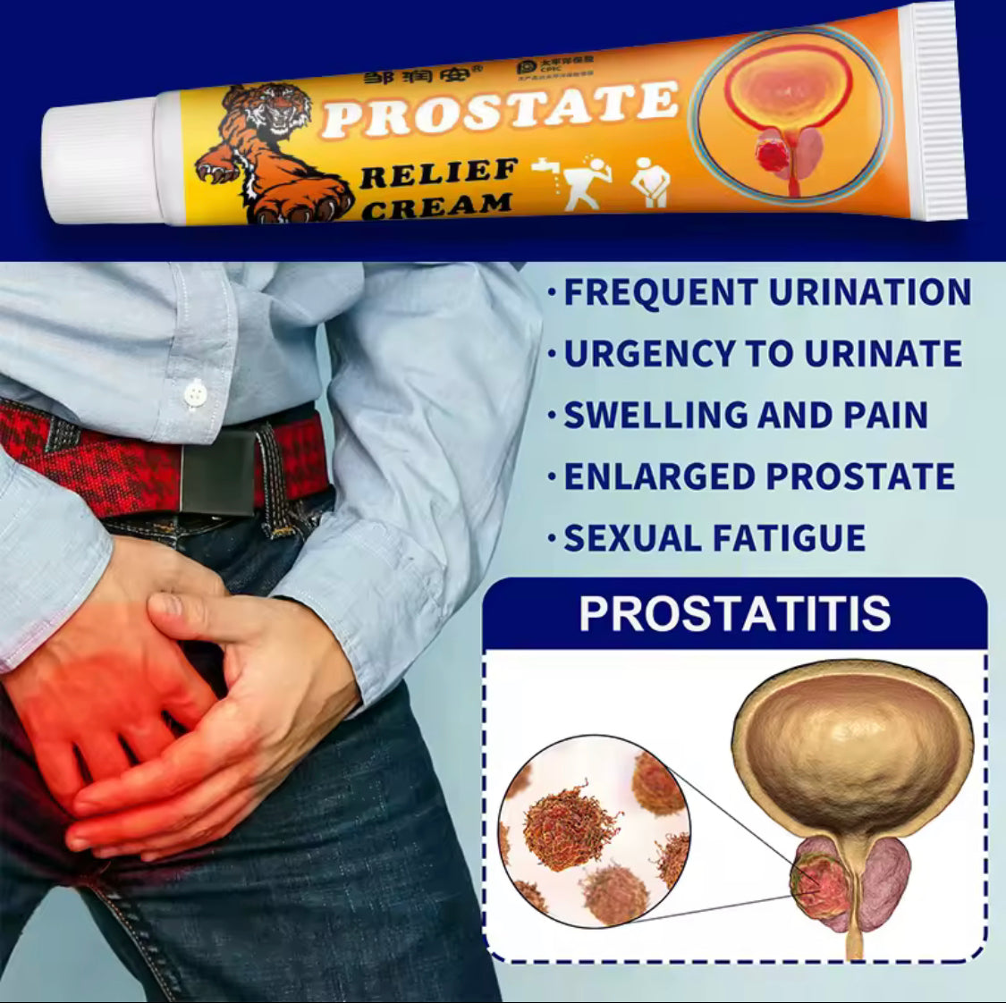 Prostate Relief Cream | Topical Ointment for Enlarged Prostate, Frequent Urination, Painful Urination, and Sexual Fatigue - Image 4