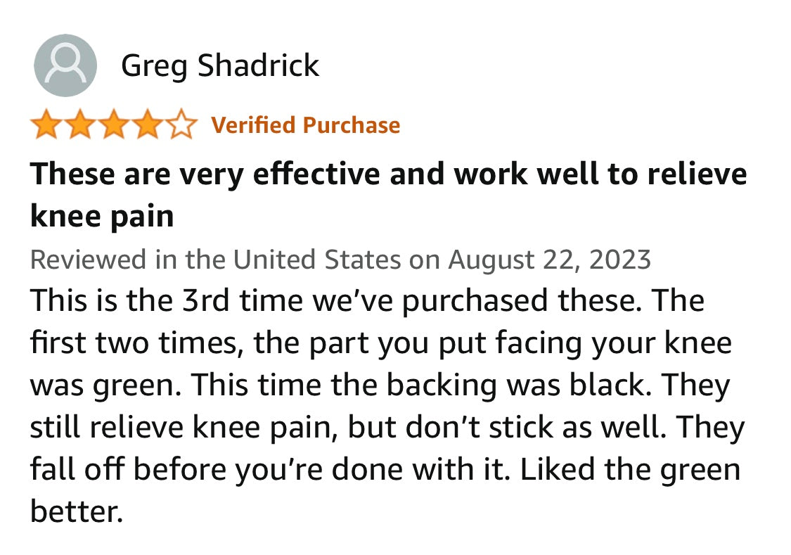 Knee Pain Relief Patches (12 Patches) - Image 4