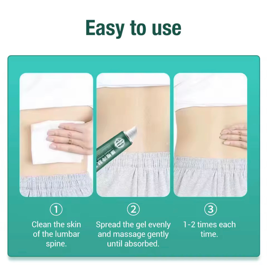 Lumbar Cold Compress Gel (20 grams) | Topical Gel for Lumbar Strain, Soreness, Numbness and Pain - Image 15