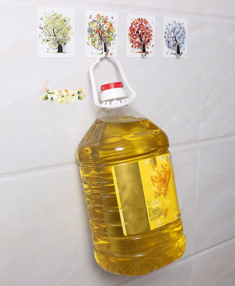 Non-Transparent Self-Adhesive Hook | Can Stick On Painted Drywall, Wood, Glass and Tiles - Image 2