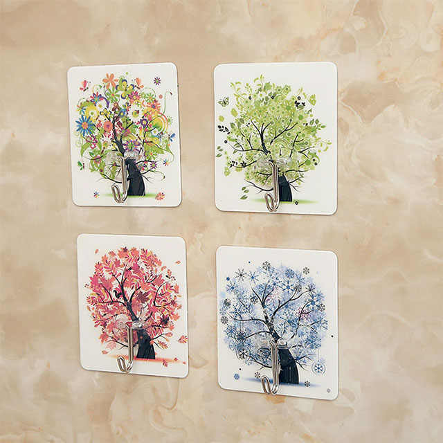 Non-Transparent Self-Adhesive Hook | Can Stick On Painted Drywall, Wood, Glass and Tiles - Image 4