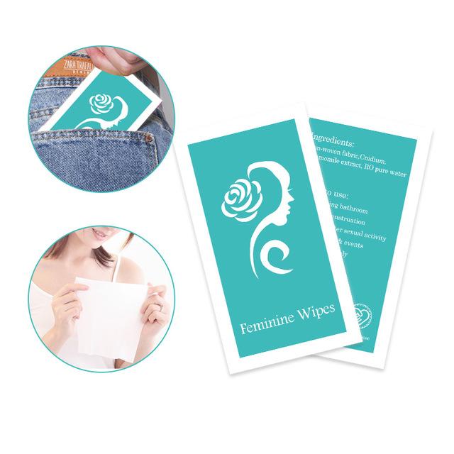 Feminine Wipes (1wipe/pack) | Vaginal Wet Wipes - Image 2