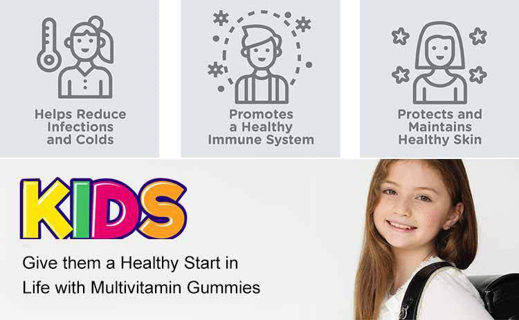 Kids Multivitamin Gummies (Grapes flavor) | Multivitamin Supplement for Children - Image 6
