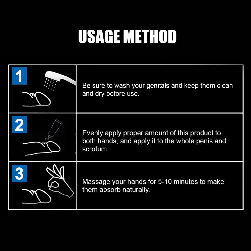 60-Minute Man's Delay Cream | Topical Cream for Longer Sex, Penis Enlargement, Stronger Erection, and Sexual Enhancement - Image 10