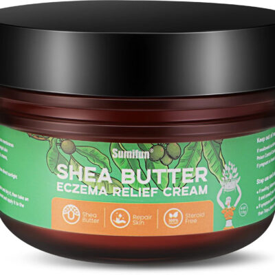 Pure African Shea Butter Cream (113g) | Topical Cream for Eczema, Psoriasis, Itching, and Dry Skin