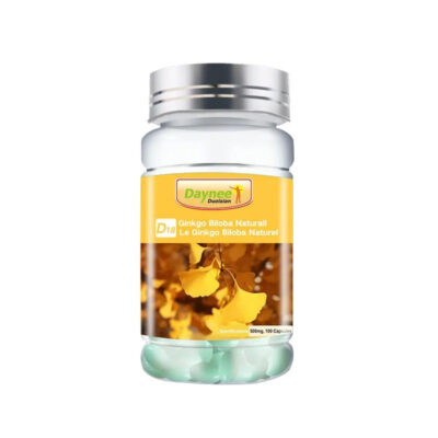 Ginkgo Biloba Capsule | Dietary Supplement for Blood Pressure, Blood Circulation, and Cardiovascular Health
