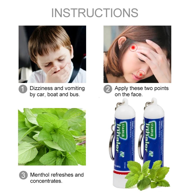Starrub Nasal Inhaler | For Nasal Congestion, Headache, Dizziness, and Runny Nose - Image 9