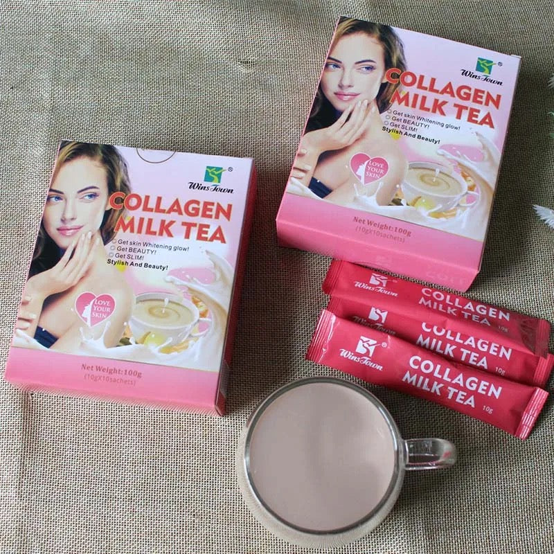 Collagen Milk Tea | Herbal Tea for Skin Whitening, Anti-Aging, and Beauty - Image 8