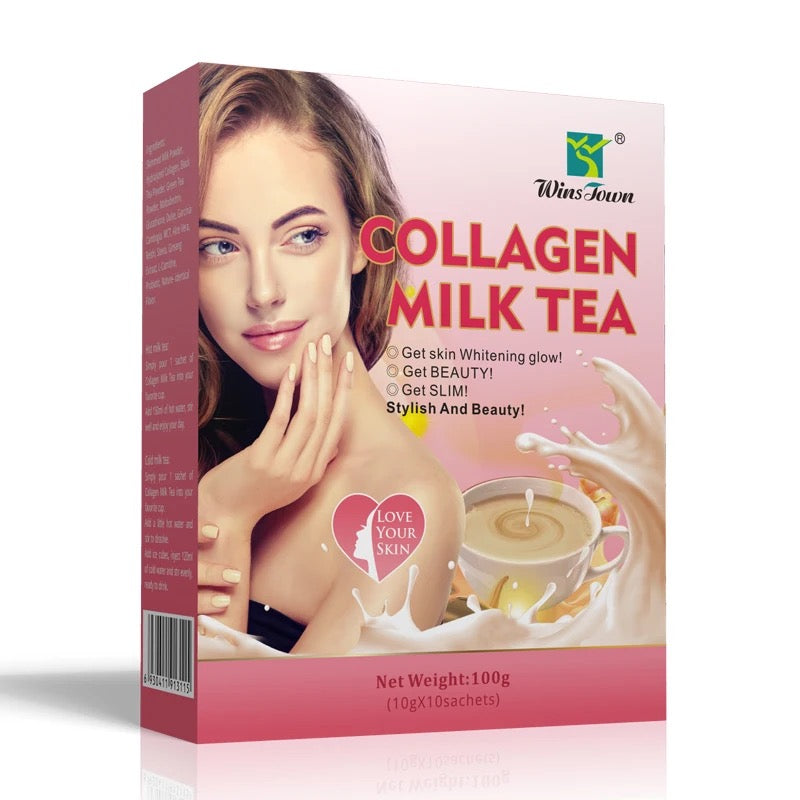 Collagen Milk Tea | Herbal Tea for Skin Whitening, Anti-Aging, and Beauty - Image 7