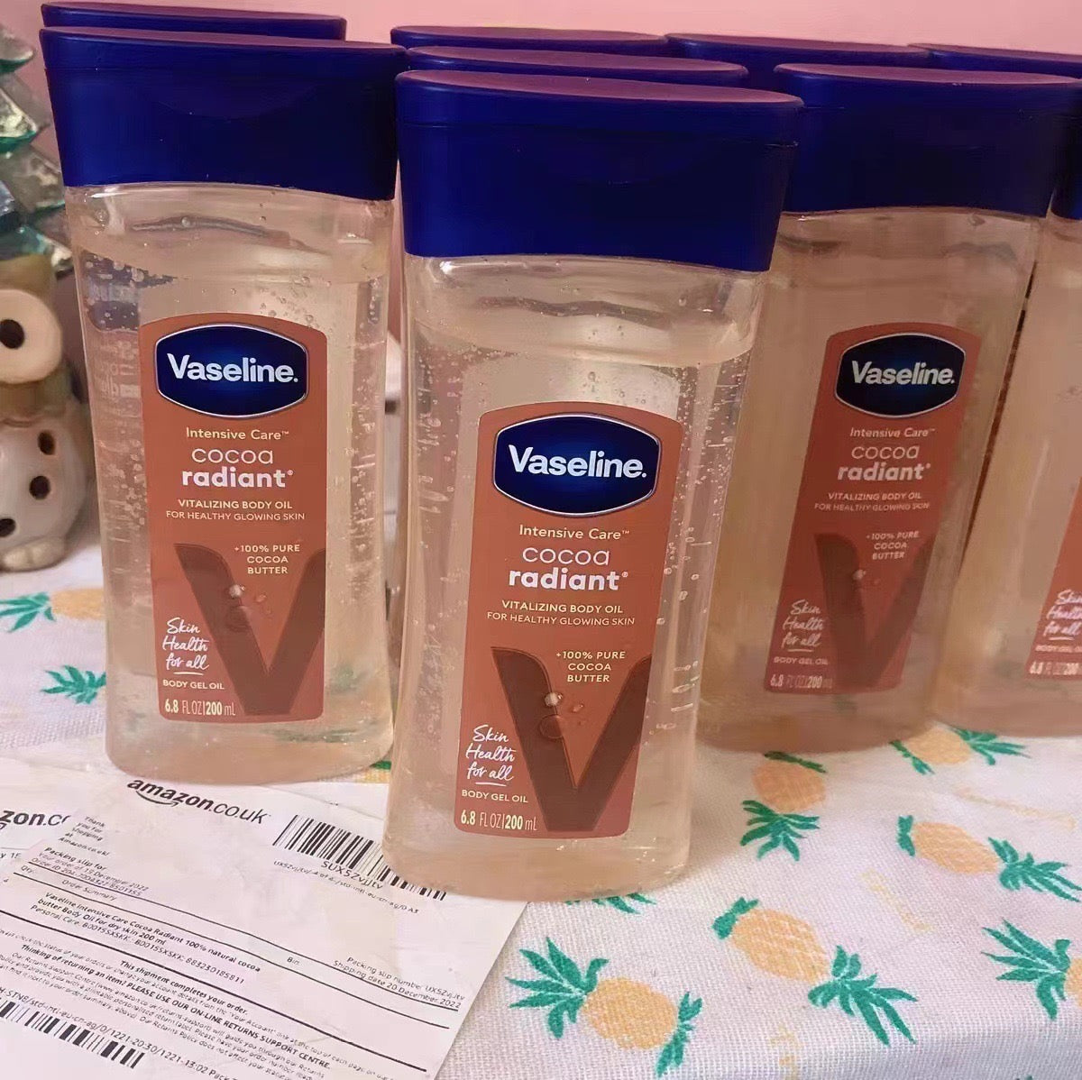 Vaseline Intensive Care Cocoa Radiant Vitalizing Body Oil (200ml, Made-in-China) | Intensive Care Oil for Healthy Glowing Skin - Image 4