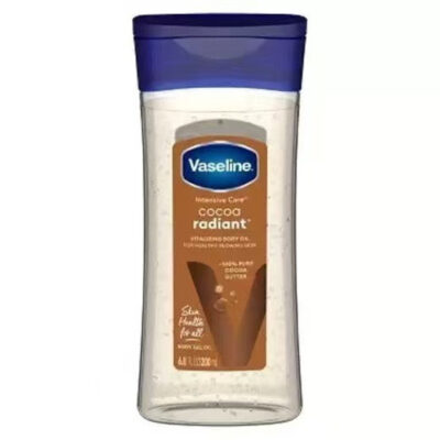 Vaseline Intensive Care Cocoa Radiant Vitalizing Body Oil (200ml, Made-in-China) | Intensive Care Oil for Healthy Glowing Skin
