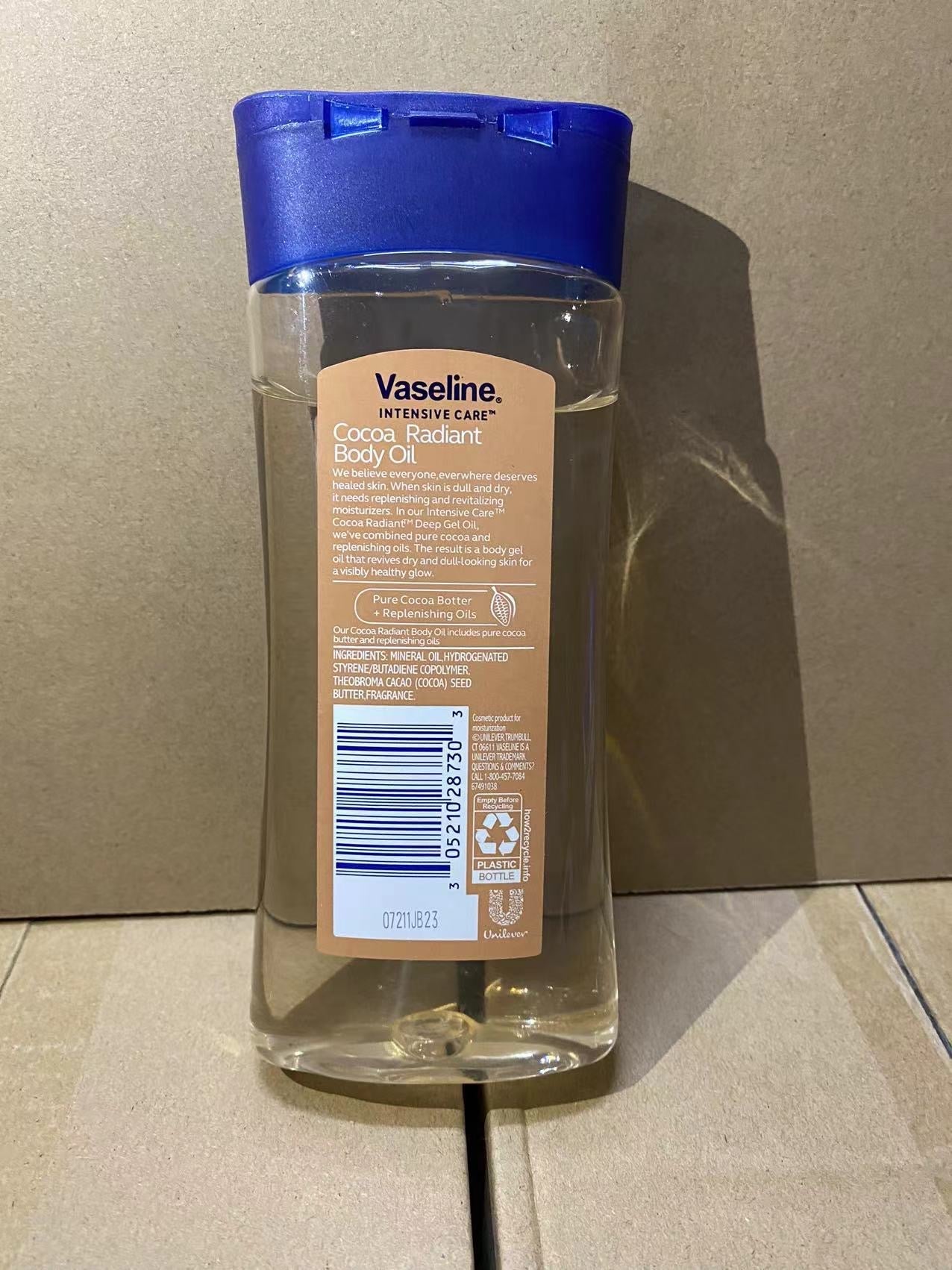Vaseline Intensive Care Cocoa Radiant Body Oil (200ml, Made-in-China) | Intensive Care Oil for Healthy Glowing Skin - Image 7