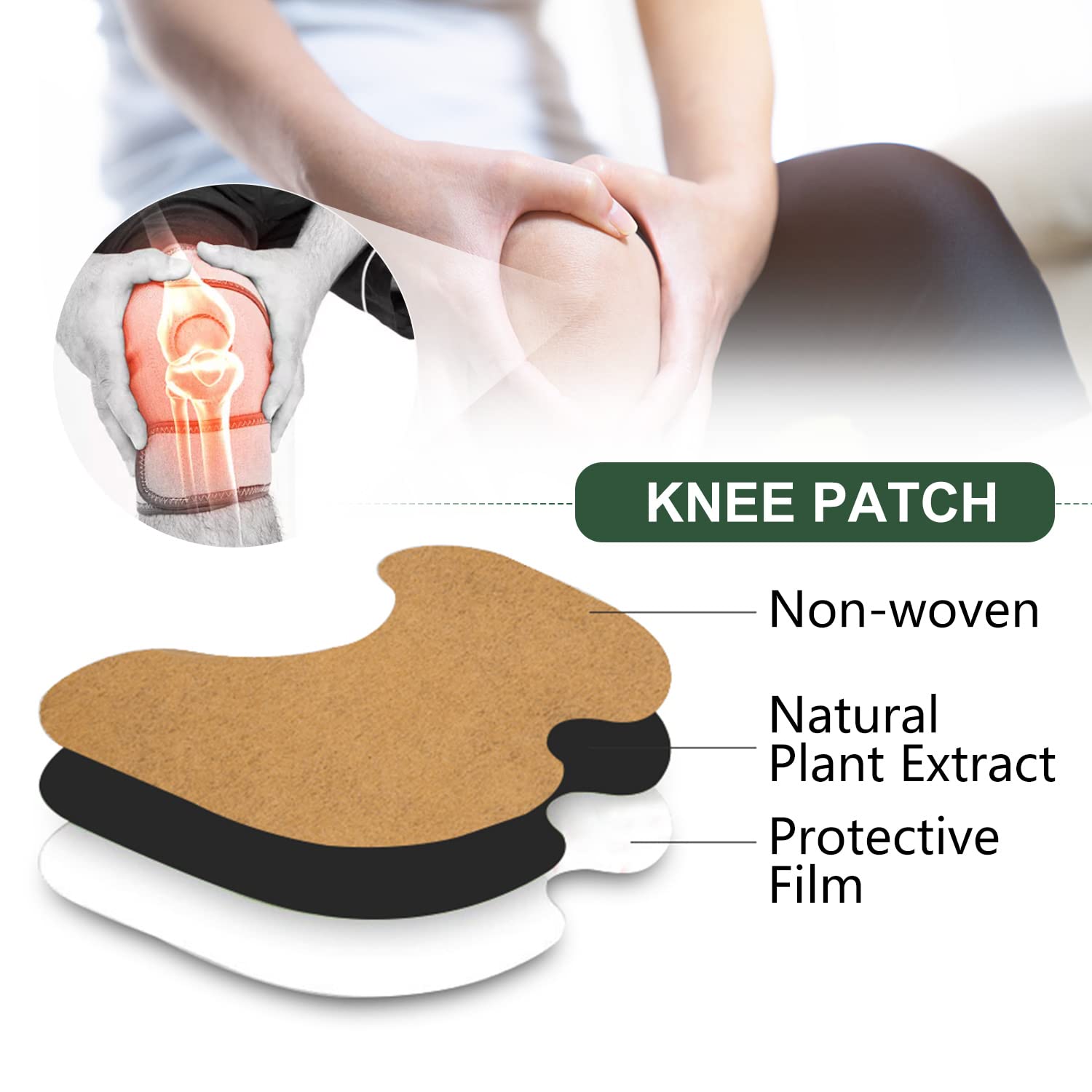 Knee Pain Relief Patches (12 Patches) - Image 13