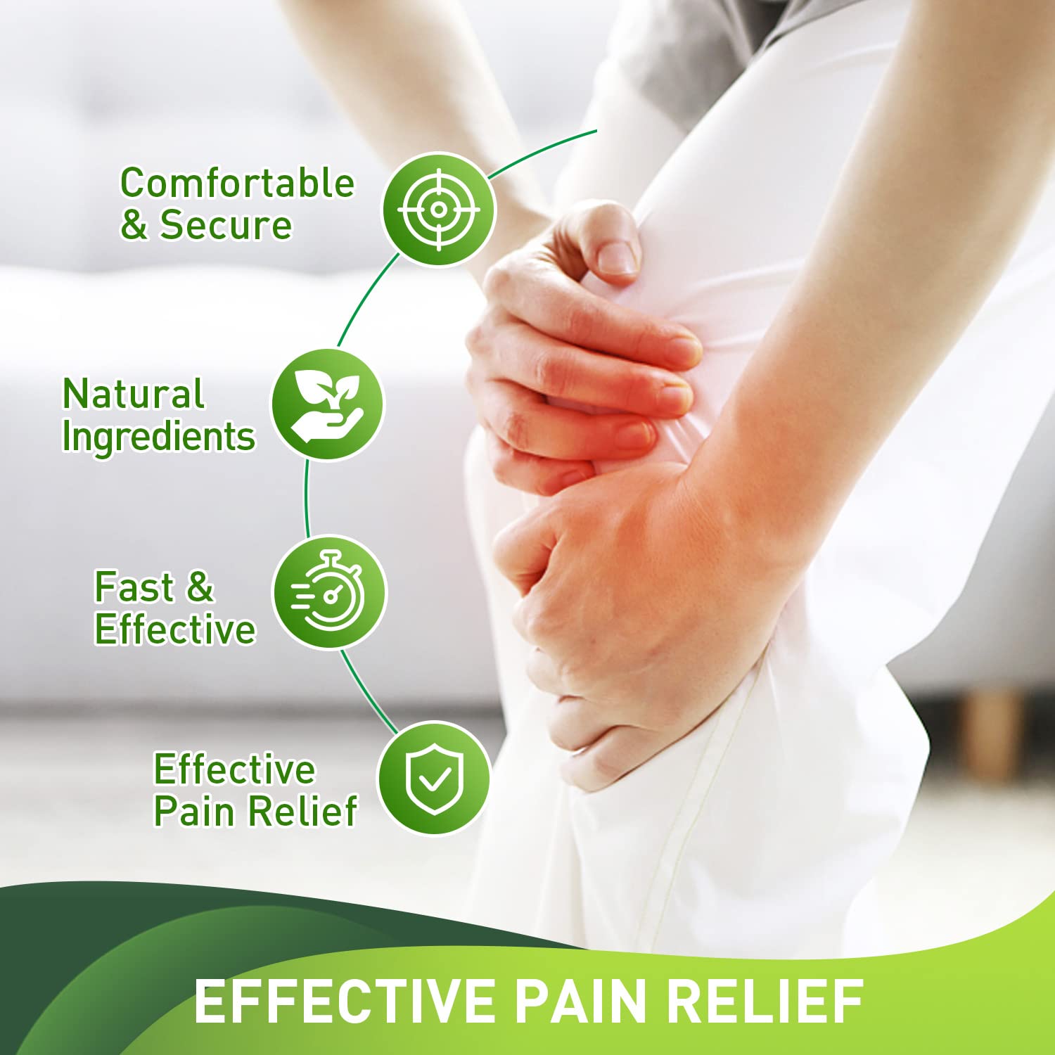 Knee Pain Relief Patches (12 Patches) - Image 3