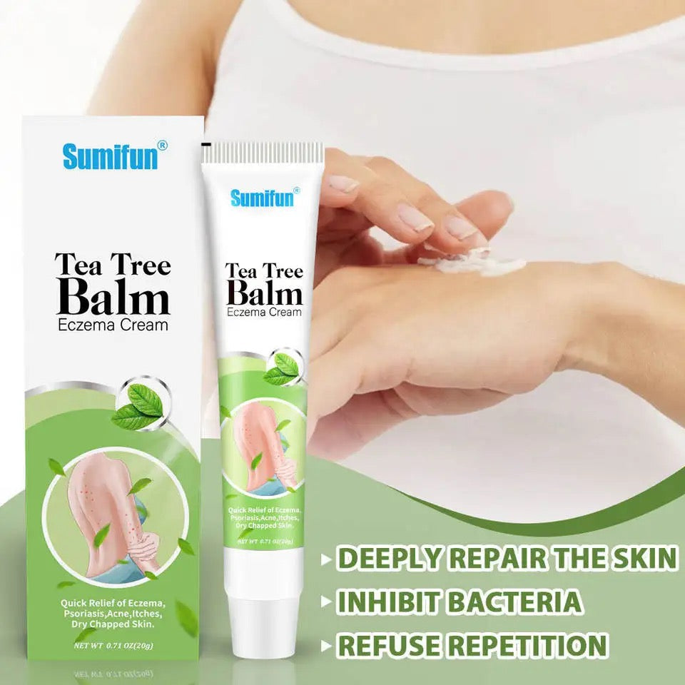 Tea Tree Oil Balm | Topical Cream for Eczema, Psoriasis, Acne, Itches, and Dry Chapped Skin - Image 9