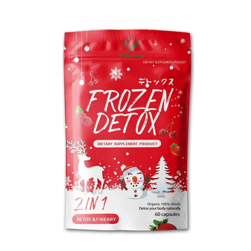 Frozen Detox and Fiberry Capsules with Psyllium Husk and Indian Gooseberry | Dietary Supplement for Tummy Detox, Flat Tummy, and Digestive Health - Image 9