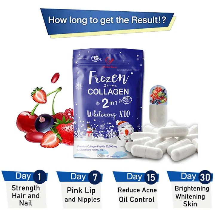 Frozen Collagen Capsule with L-Glutathione, Pomegranate, CoQ10, and Berries - Image 8