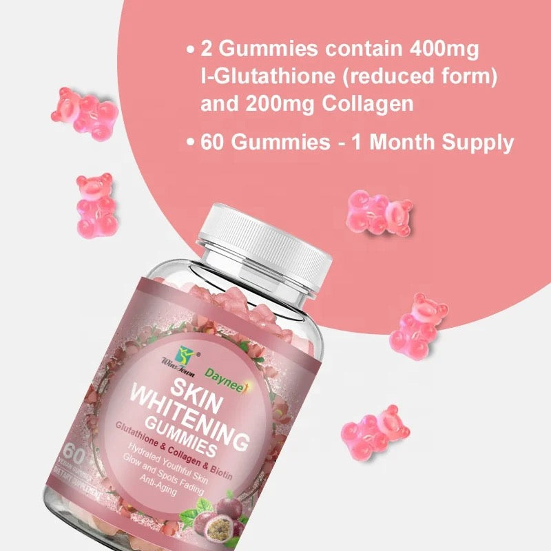 Skin Whitening Gummies with Glutathione and Collagen - Image 5
