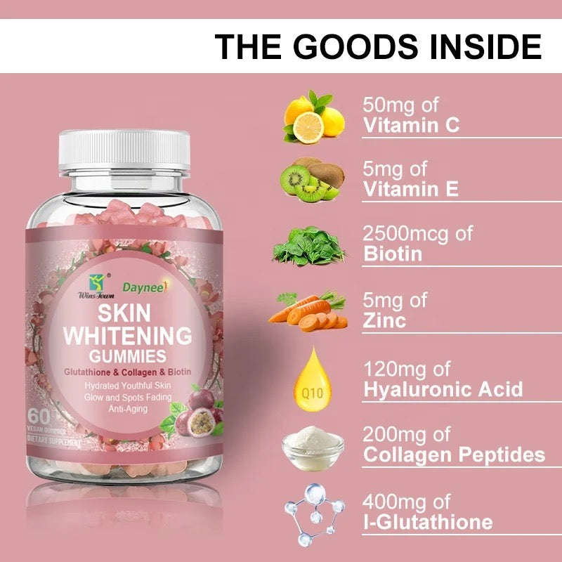 Skin Whitening Gummies with Glutathione and Collagen - Image 12
