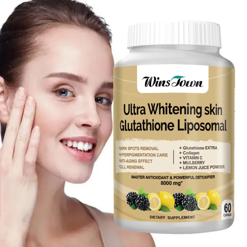 Ultra Whitening Skin Capsules with L-Glutathione (8000mg) | Dietary Supplement for Dark Spots, Hyperpigmentation, Anti-aging, and Cell Renewal - Image 9