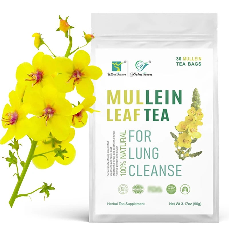Mullein Leaf Tea | Herbal Tea for Coughs, Bronchitis, Asthma, Sore Throat, and Lungs Cleanse - Image 9