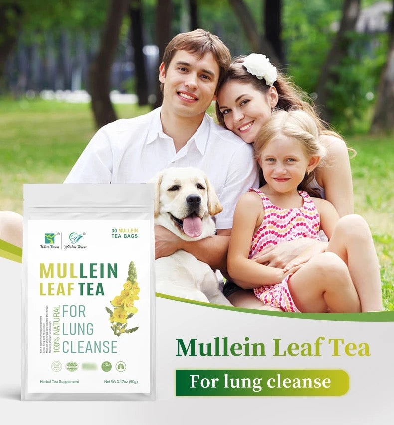 Mullein Leaf Tea | Herbal Tea for Coughs, Bronchitis, Asthma, Sore Throat, and Lungs Cleanse - Image 6