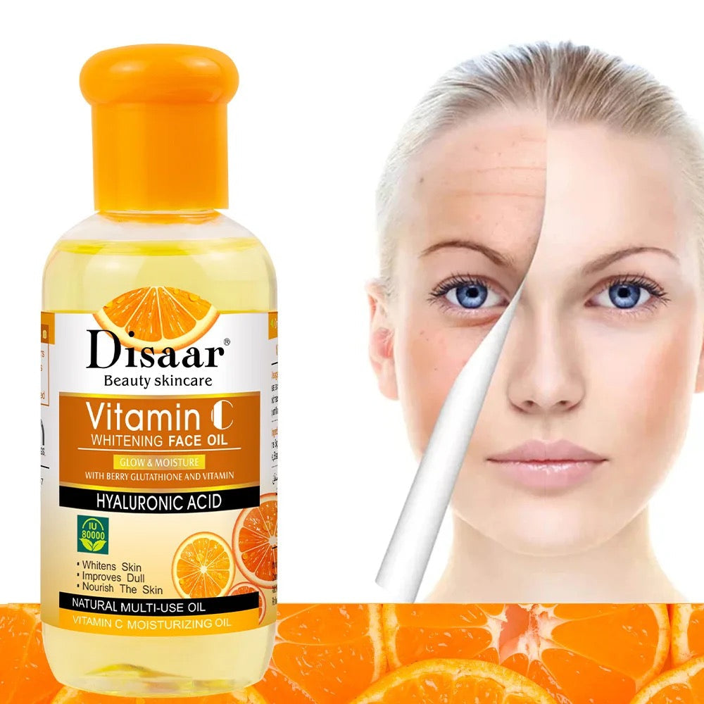 DISAAR 5-in-1 Vitamin C Skin Care Set: Face Wash, Face Toner, Eye Cream, Face Serum, and Body Cream - Image 15